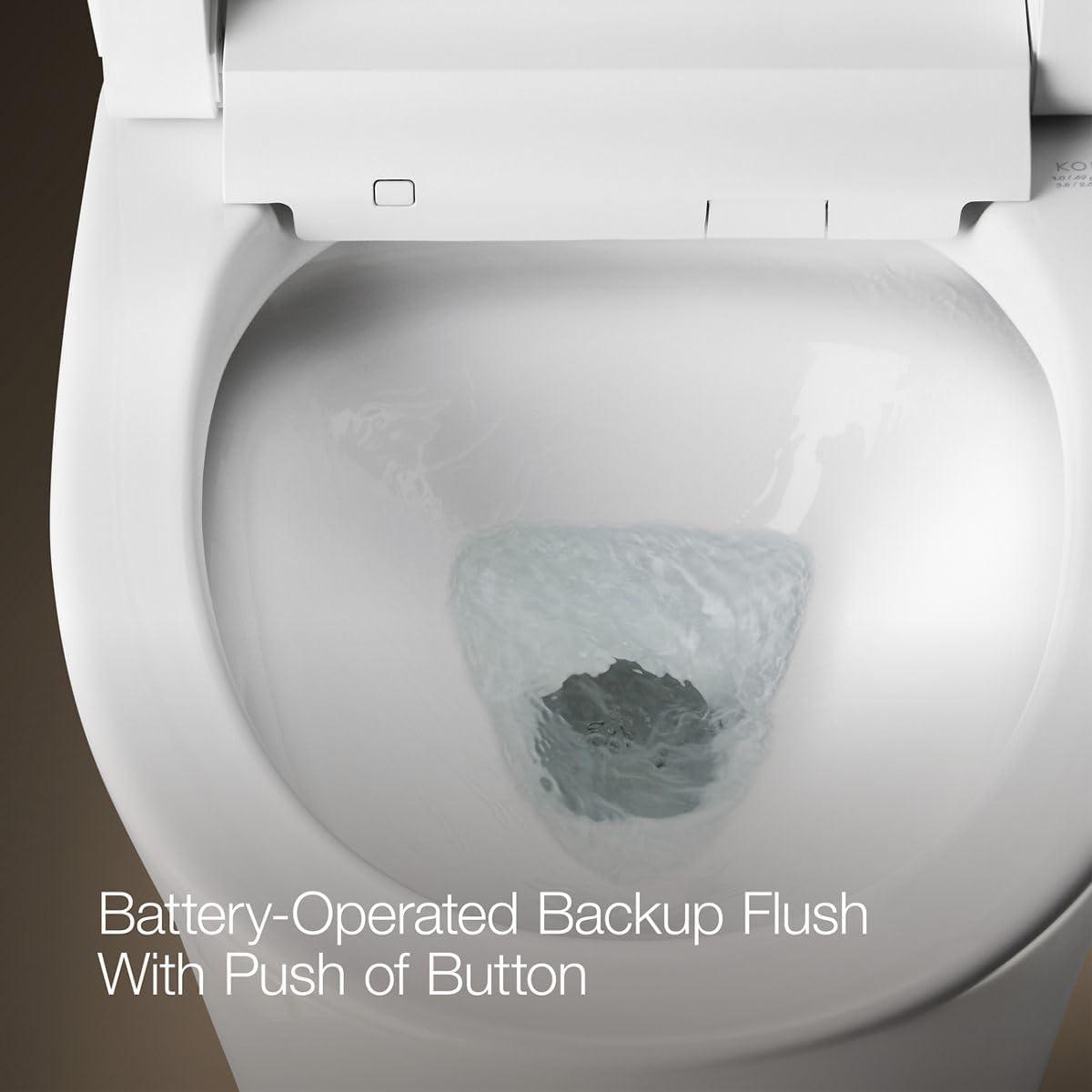 Kohler Eir™ Comfort Height™ Elongated Toilet K-77795-0RG