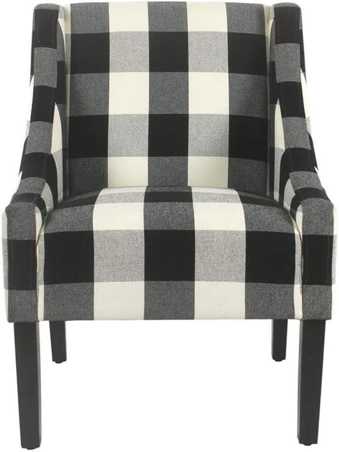 Modern Swoop Accent Armchair - HomePop