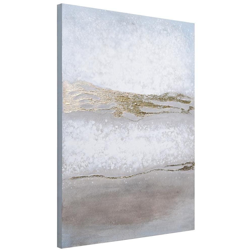 Empire Art Direct Golden Winter Textured Metallic Hand Painted Wall Art by Martin Edwards