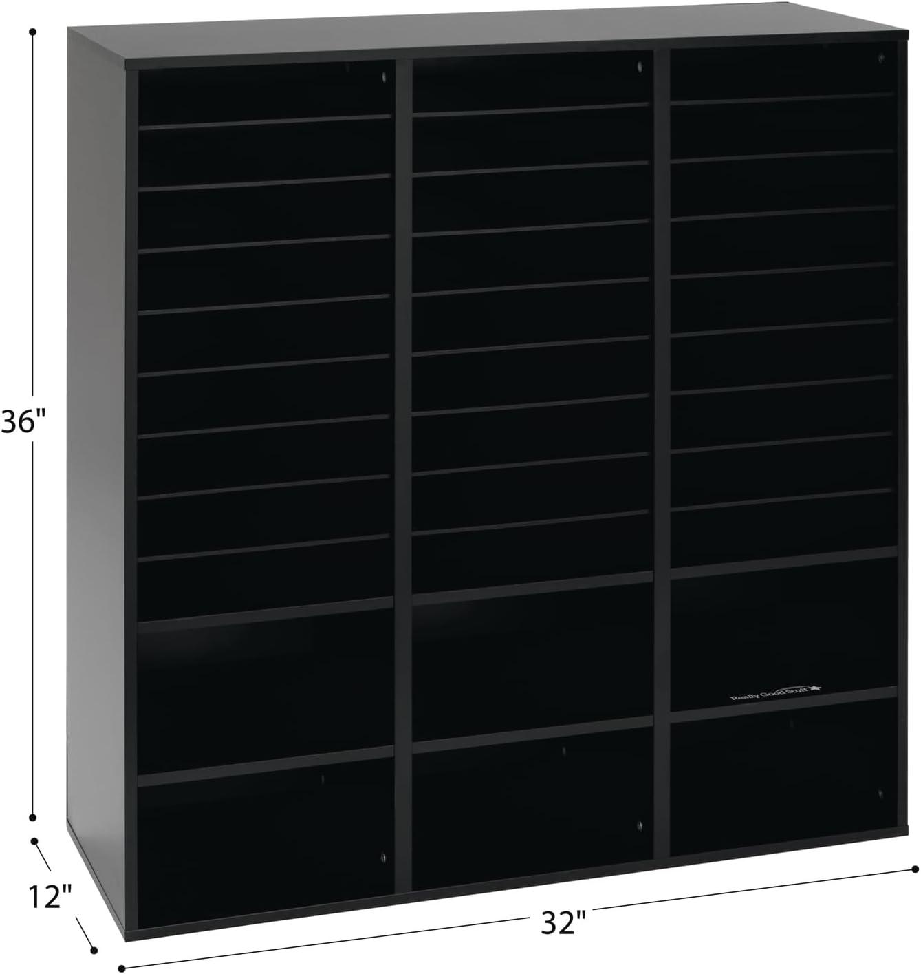 27-Slot Mail And Supplies Center With 6 Cubbies