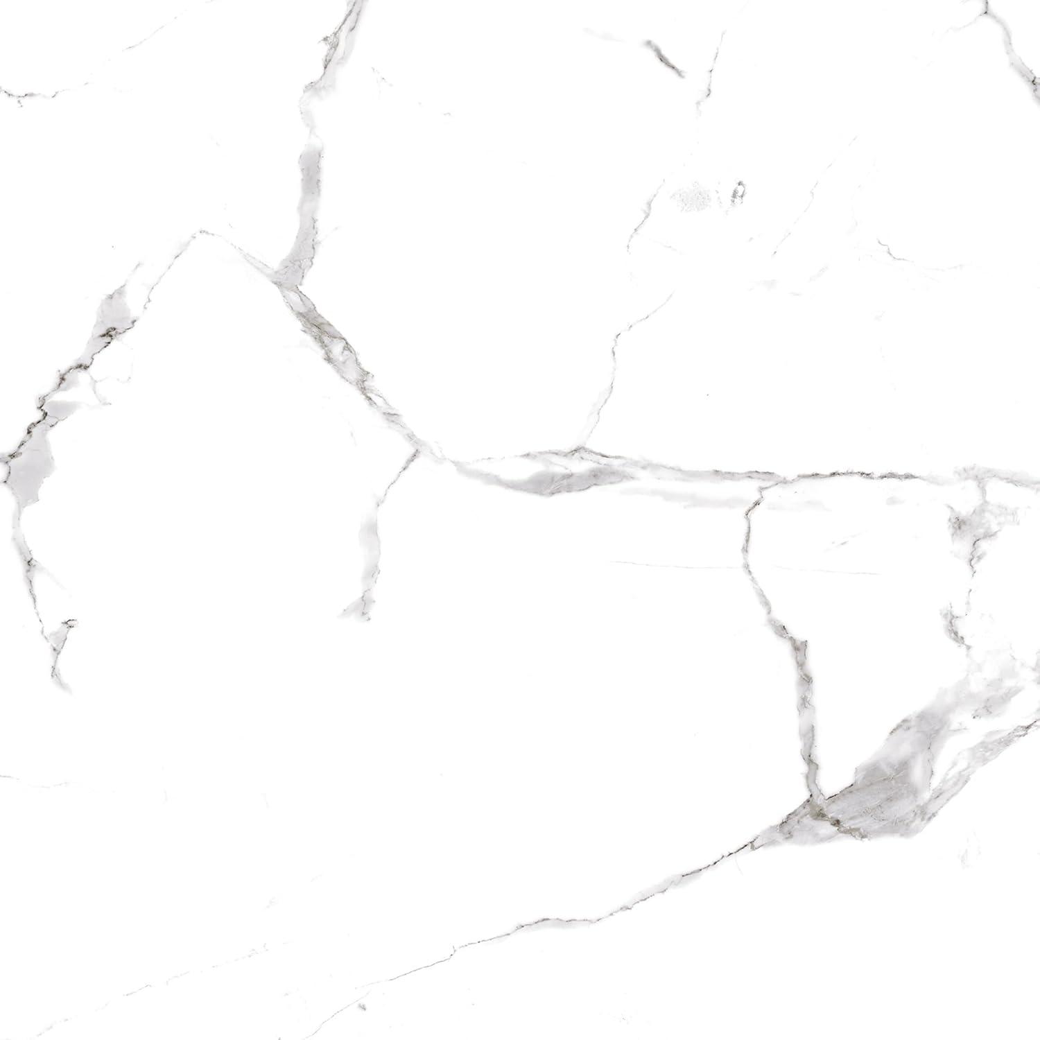 Titan 60" x 36" x 96" White Marble Glossy Shower Wall Kit