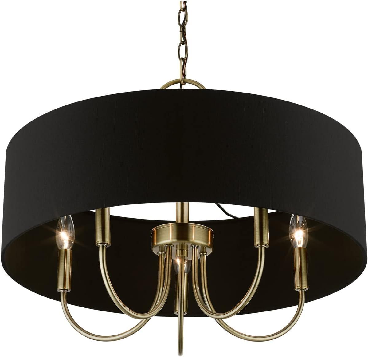 Livex Lighting Huntington 5 - Light Pendant in  Antique Brass