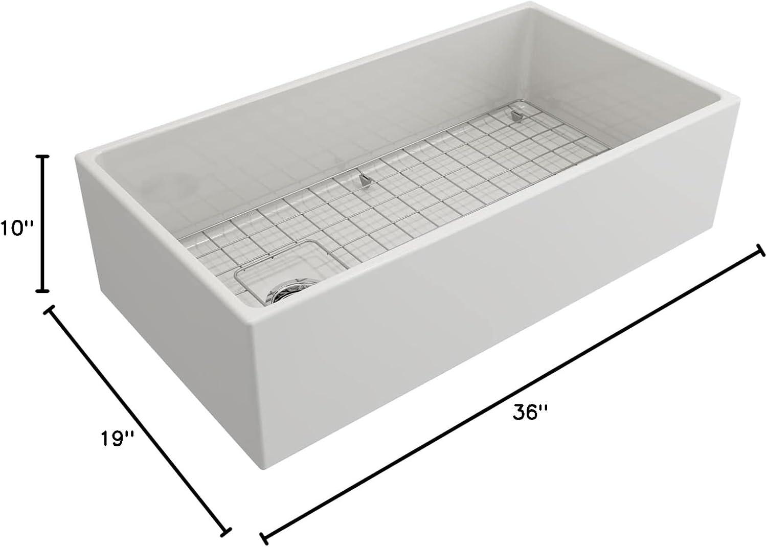 36'' L Farmhouse / Apron Fireclay Kitchen Sink