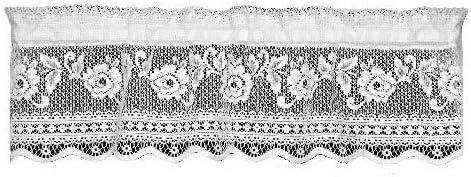 Heritage Lace Victorian Rose Insert 36'' Curtain Valance