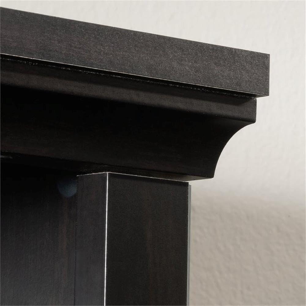 Pemberly Row Wooden 5 Shelf Wood Bookcase in Washington Cherry Finish