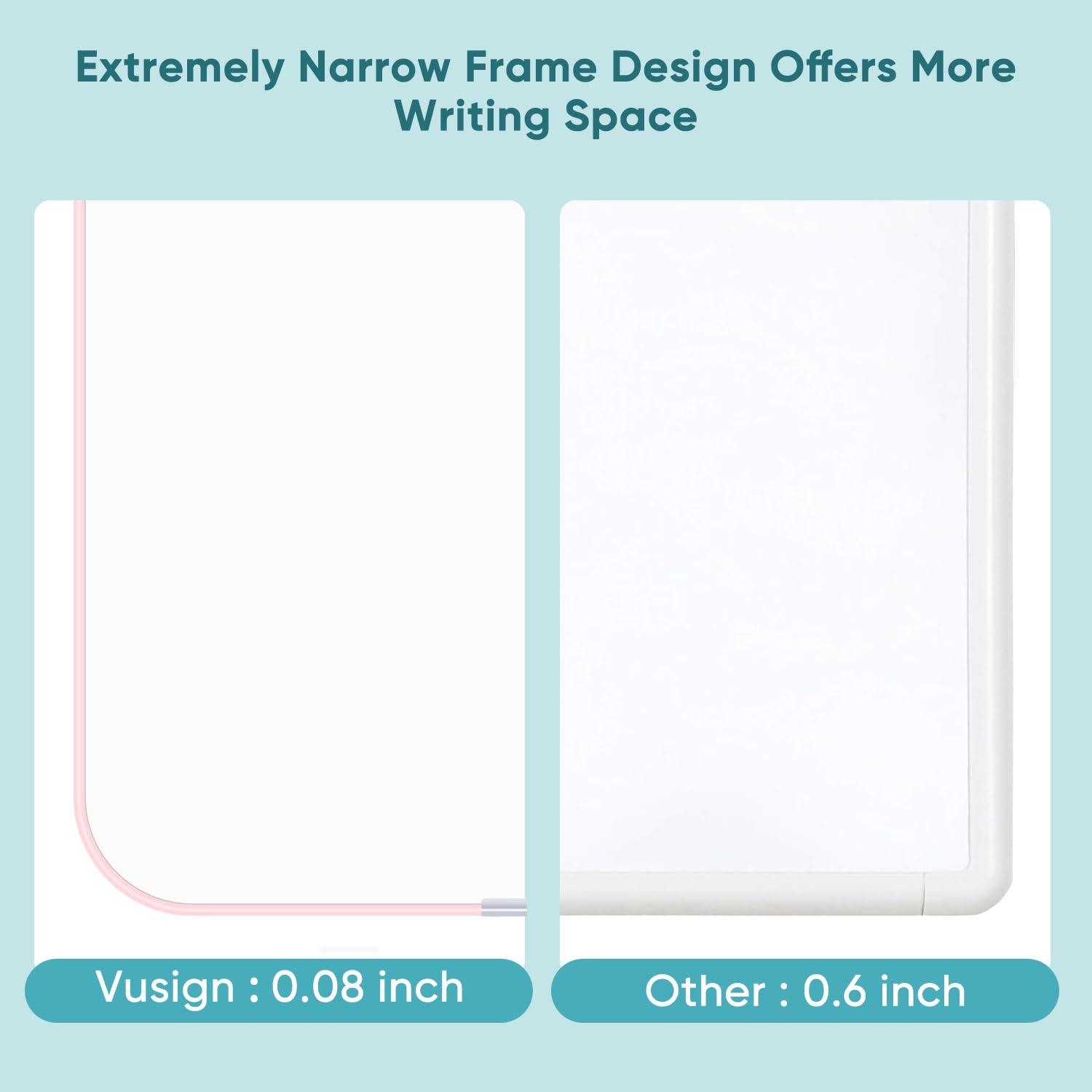 VUSIGN Small Dry Erase Whiteboard, 8.5 x 11 Inches White Board for Kids, Students, Fridge, Locker, Mini Dry Erase Board