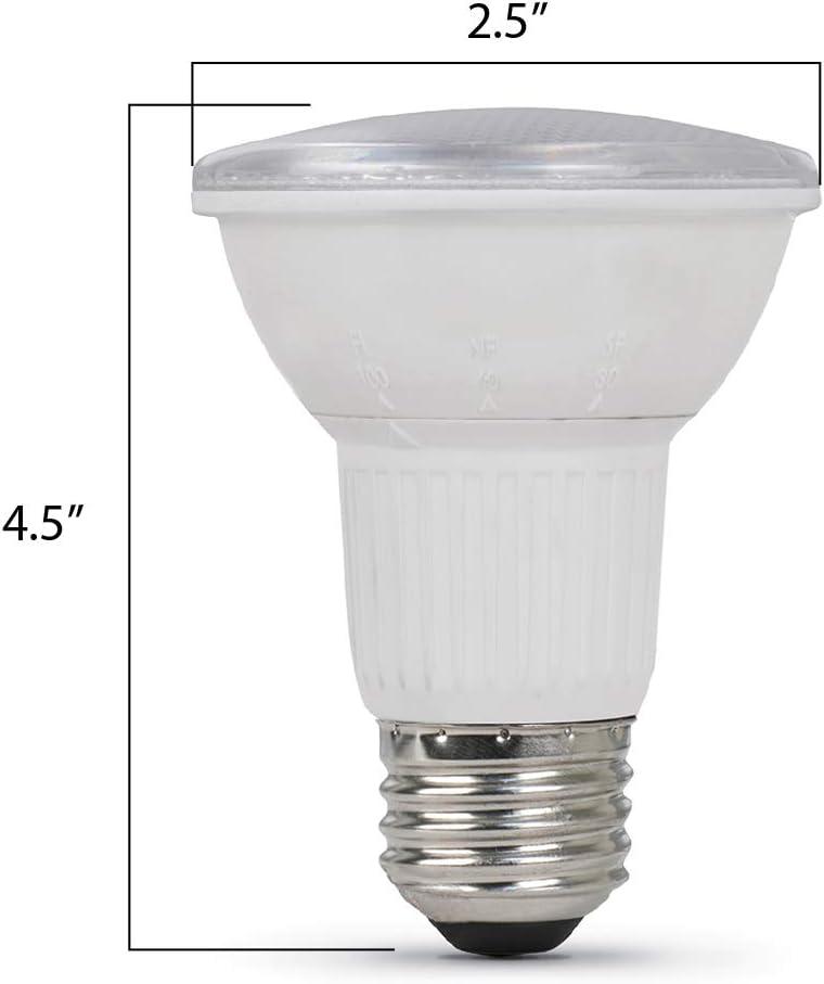 Feit 4.5" White Frosted Dimmable LED Bulb