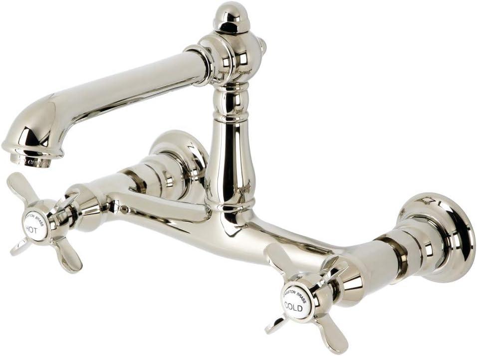 Kingston Brass Essex Two-Handle 2-Hole Wall Mount Bathroom Faucet