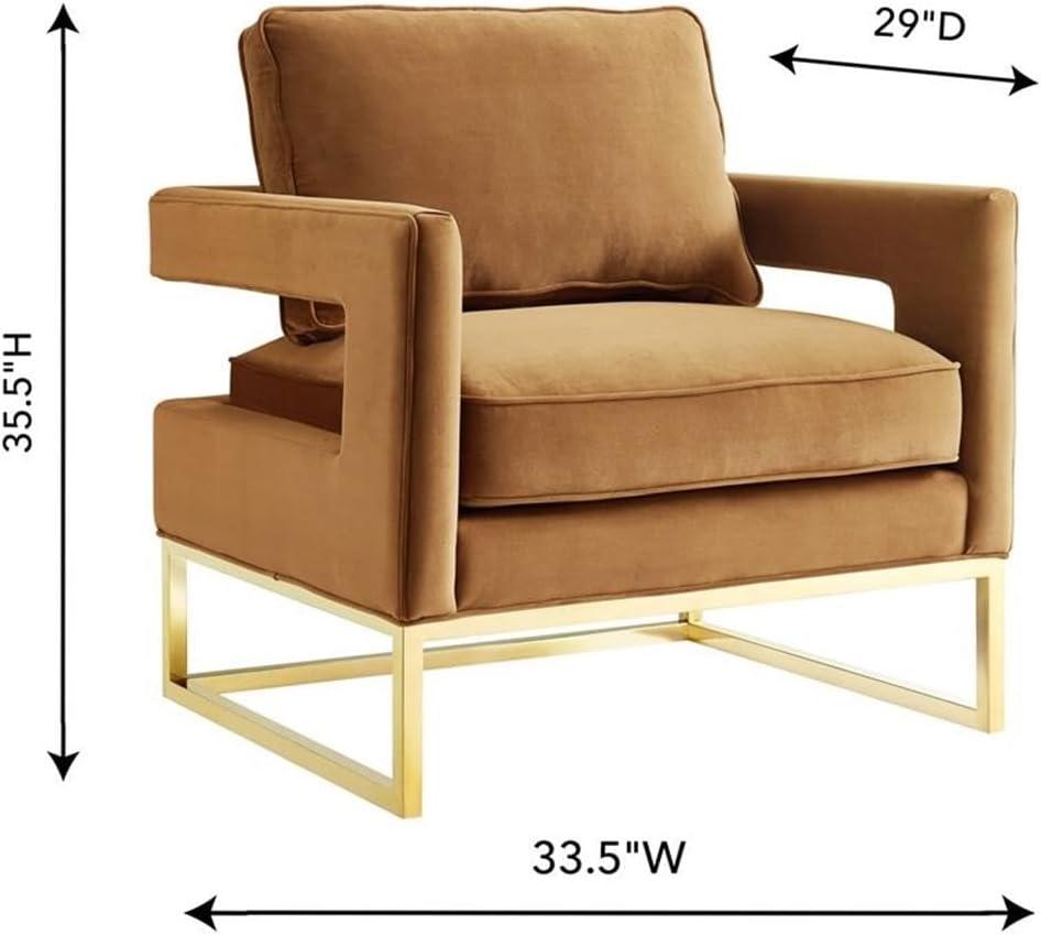 Velvet Accent Chair