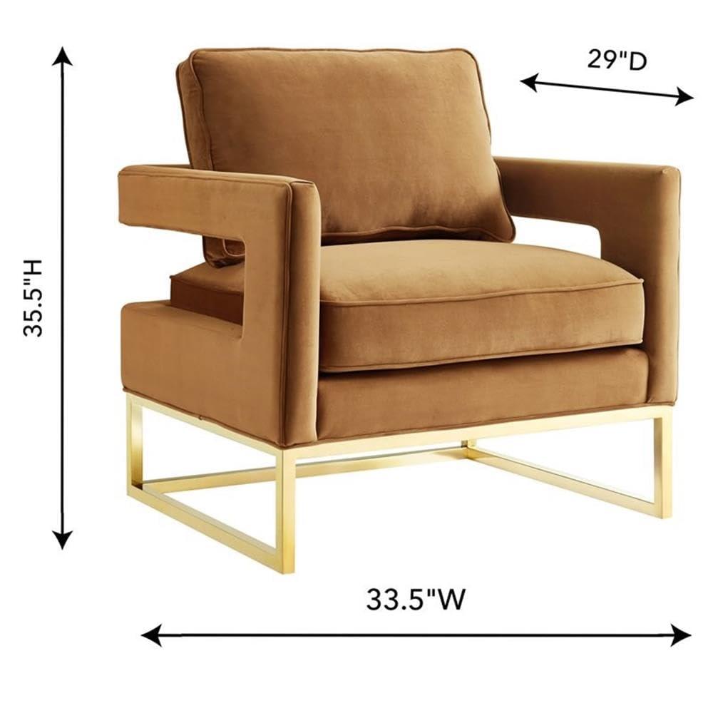 Velvet Accent Chair