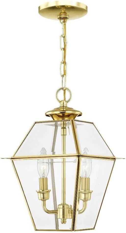 Livex Lighting Westover 2 - Light Pendant in  Polished Brass