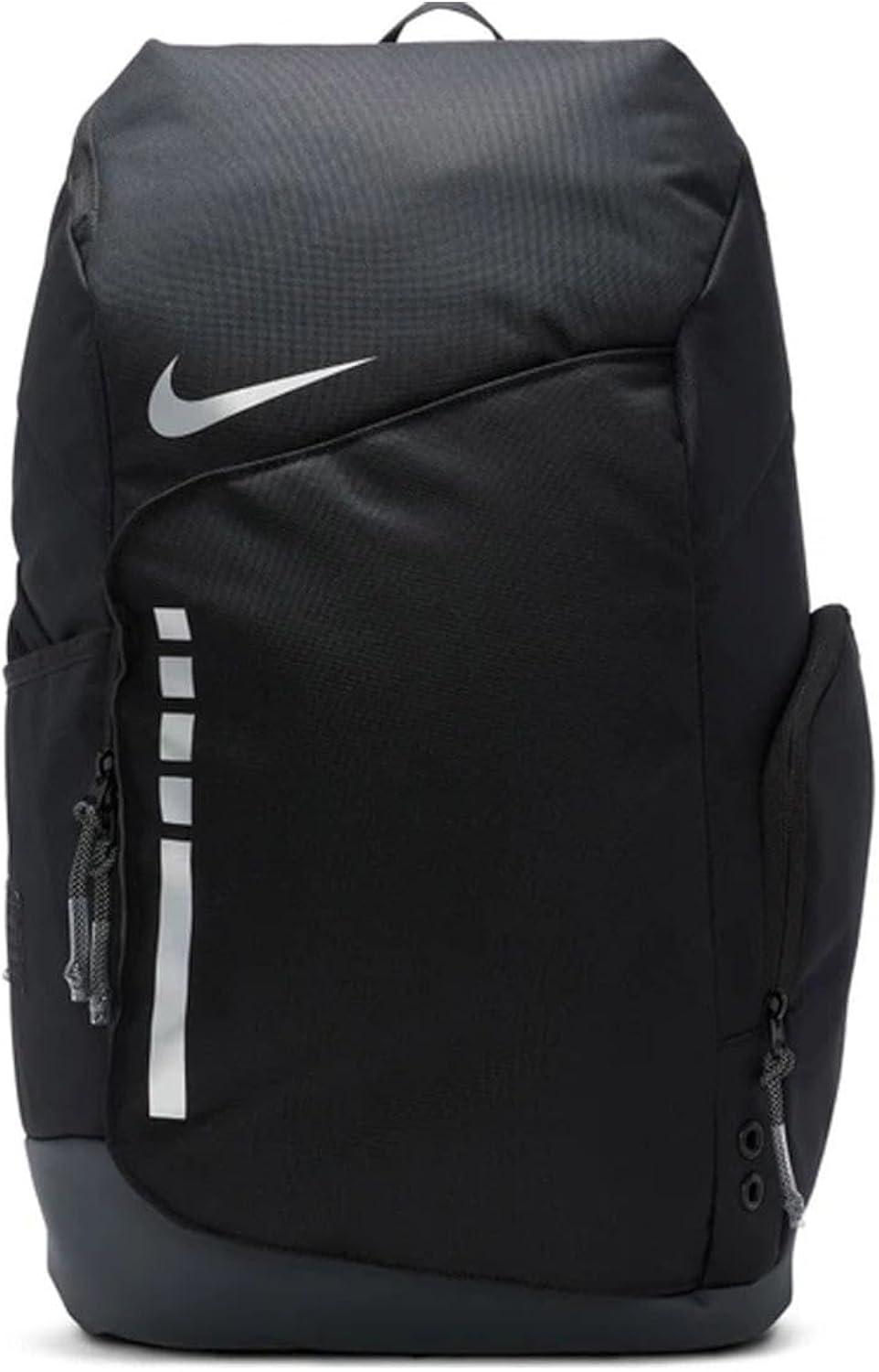 Nike Men's Hoops Elite Backpack, Black Anthracite and Metallic Silver