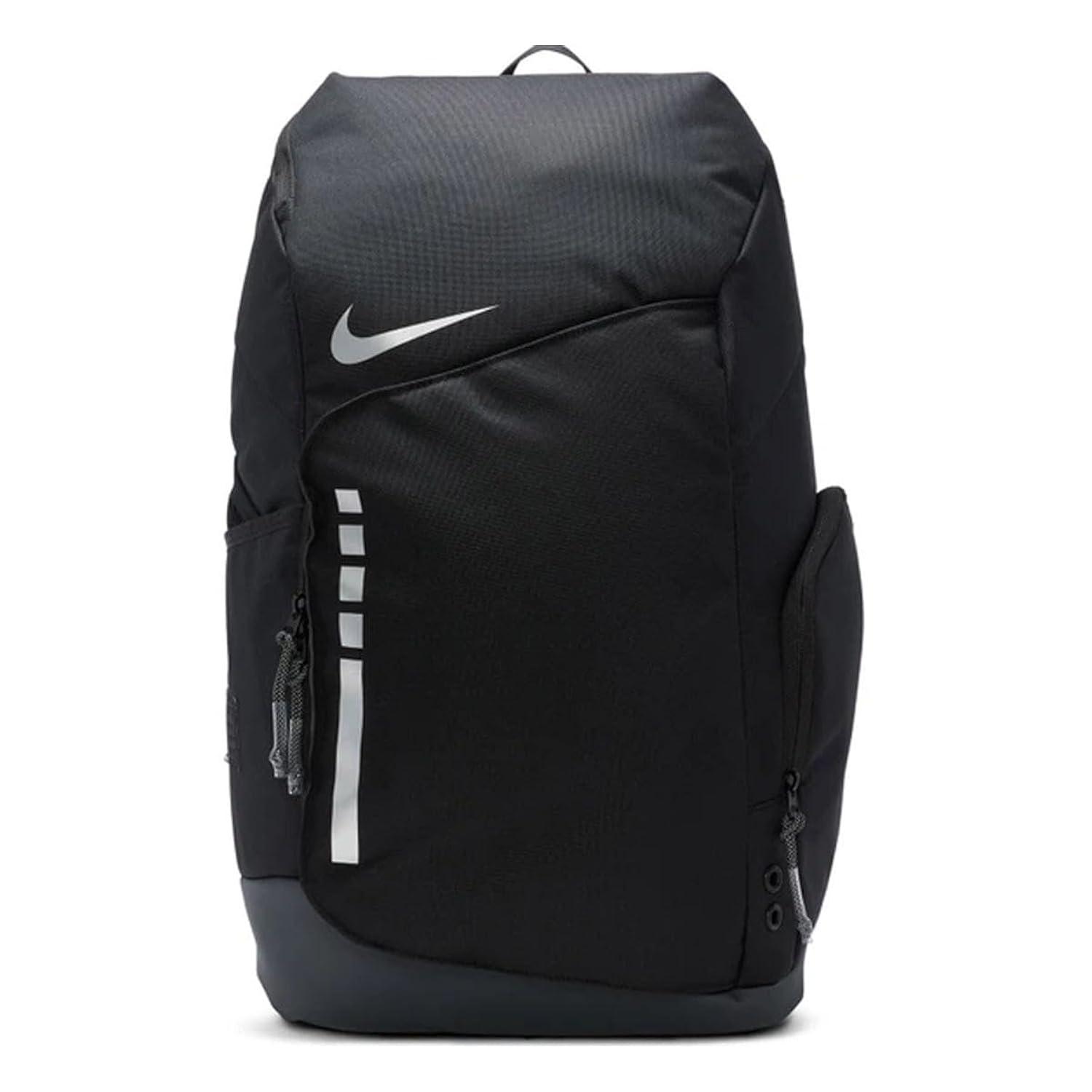 Nike Men's Hoops Elite Backpack, Black Anthracite and Metallic Silver