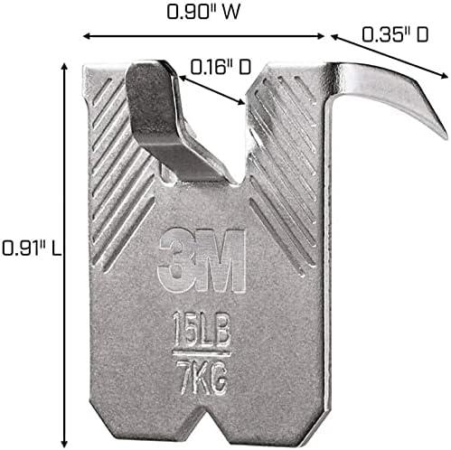 3M Claw Drywall Picture Hanger 65lb with Temporary Spot Marker + 2 hangers and 2 markers: Mirror & Picture Hanging Kit