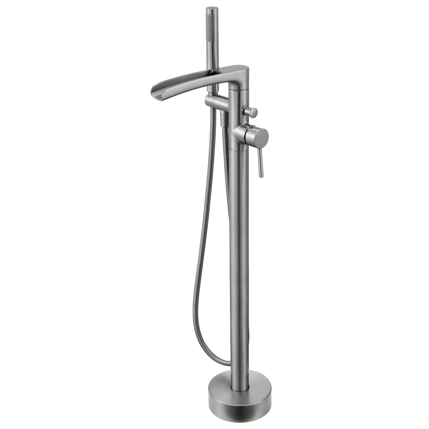 KPAIDA Floor Tub Filler with Diverter BTF54FS014NS