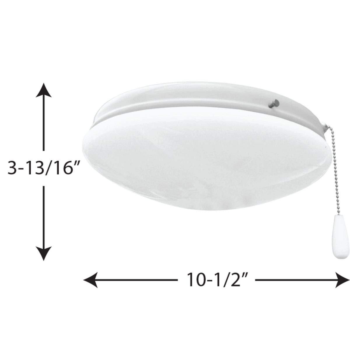 Winston Porter 10.5'' 2 - Light Bowl Ceiling Fan Light Kit