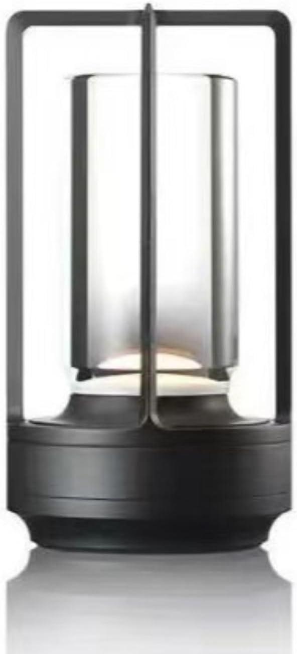 Jkung Portable Metal Table Lamp Touch Control Adjustable Dimmable Flicker Free Rechargeable Cordless Battery Powered Small Desk Lamp