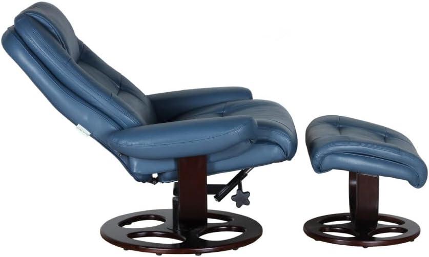 Barcalounger Jacque Swivel Pedestal Recliner w/Ottoman