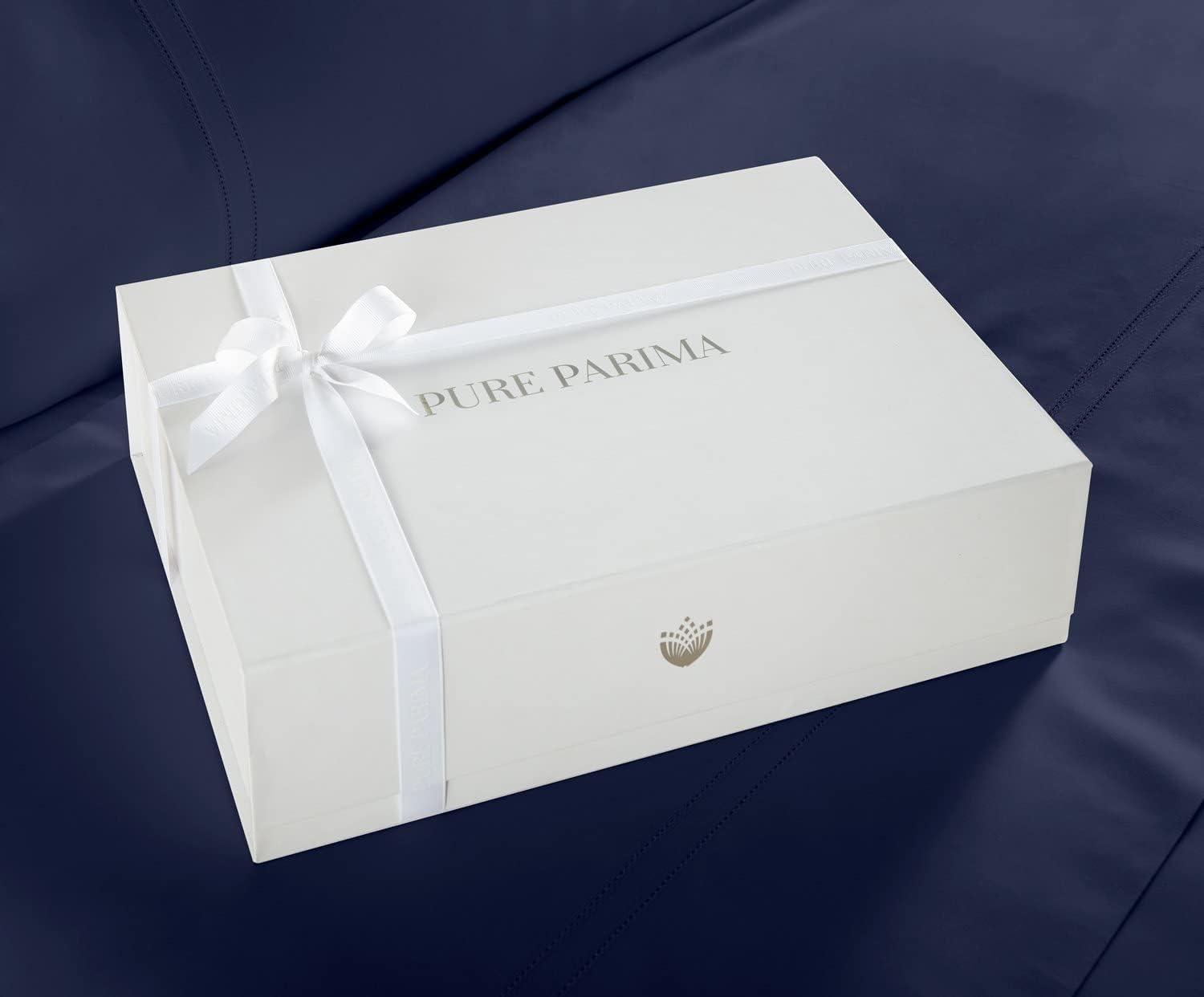 Midnight Blue Queen Egyptian Cotton Duvet Cover Set