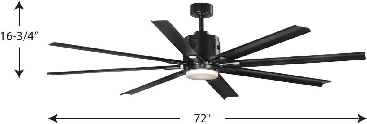 Vast 72'' Ceiling Fan with LED Lights