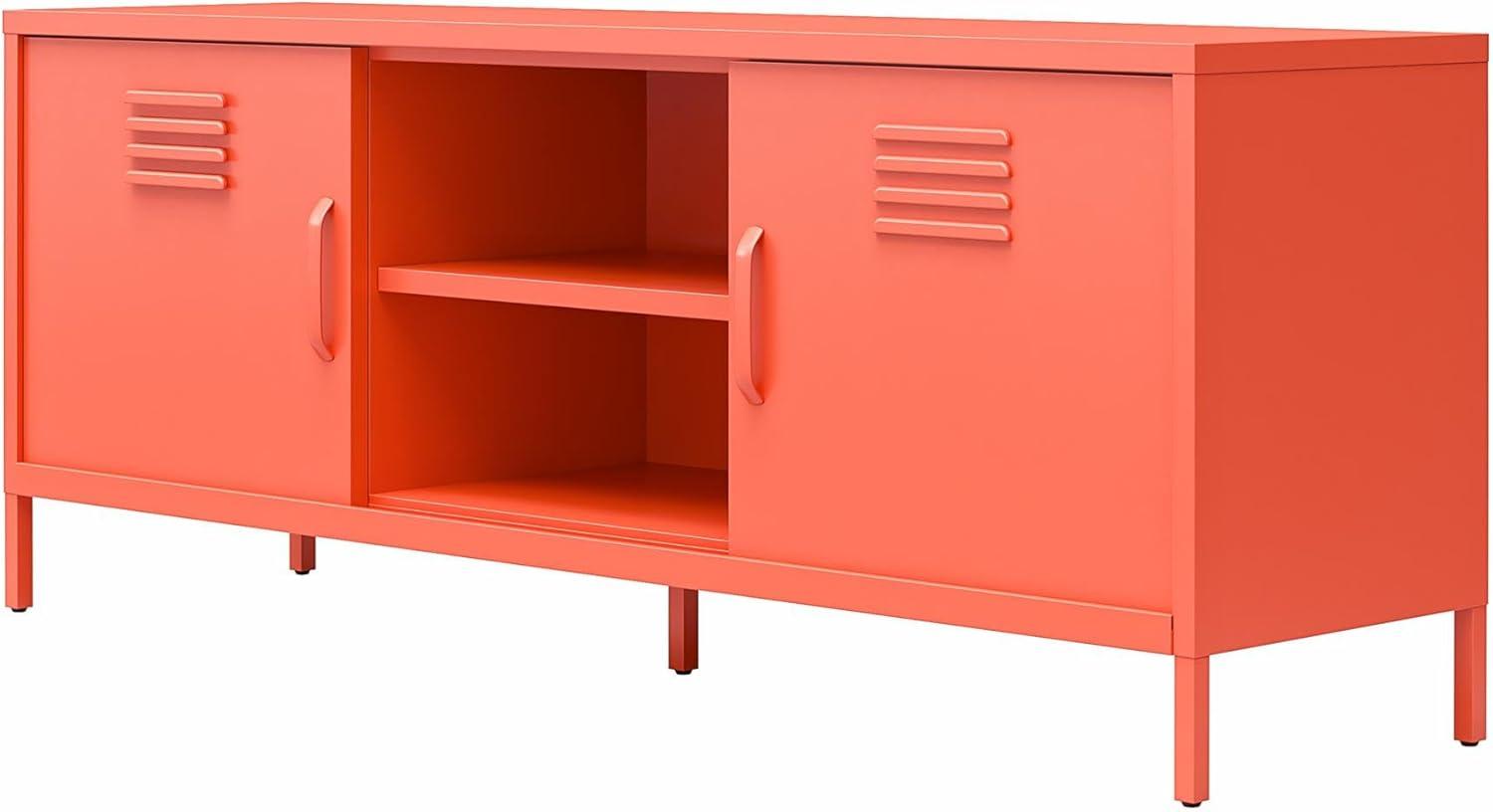 Cache Metal Locker-Style TV Stand for TVs up to 65"