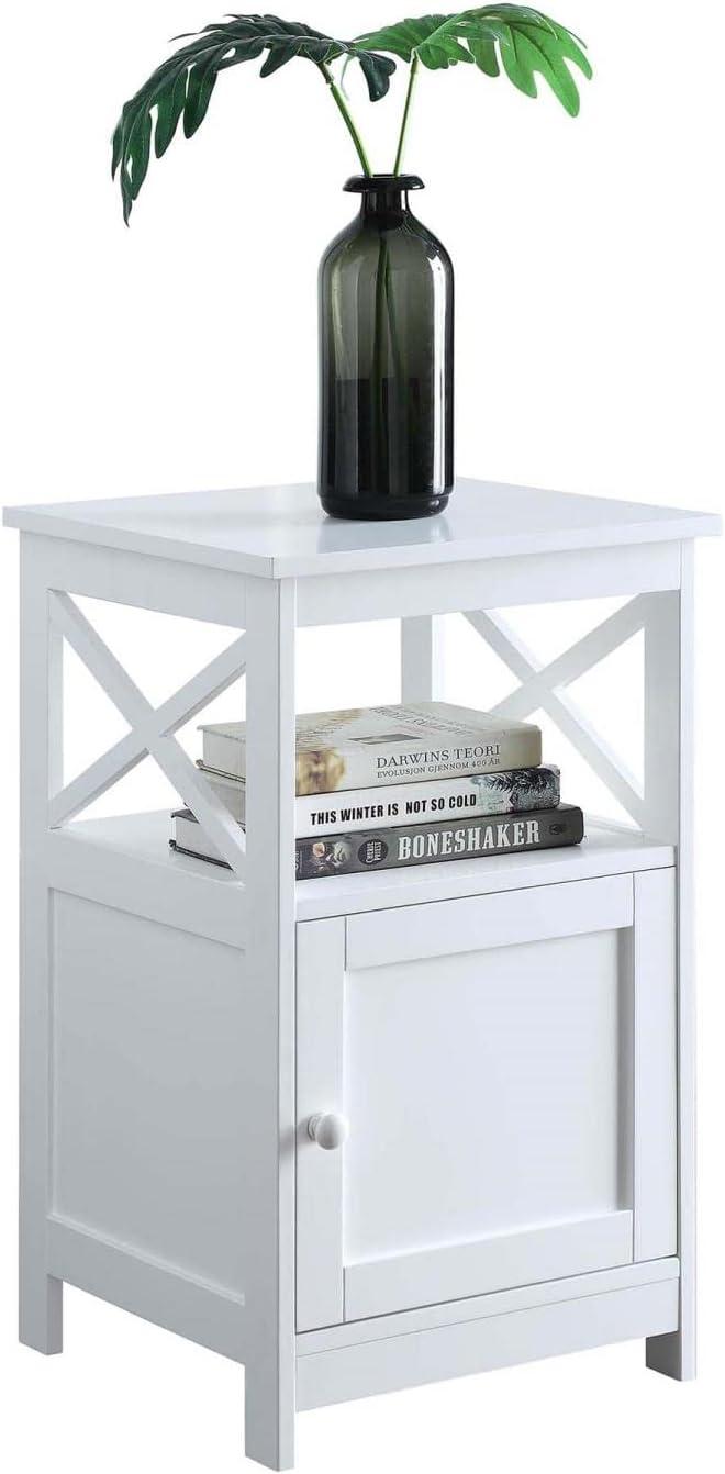 Convenience Concepts Oxford End Table with Cabinet