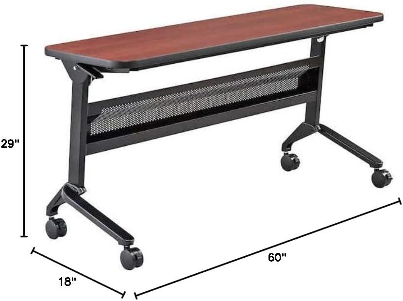 Flip-Top 18 x 60 Wood and Steel Training Table