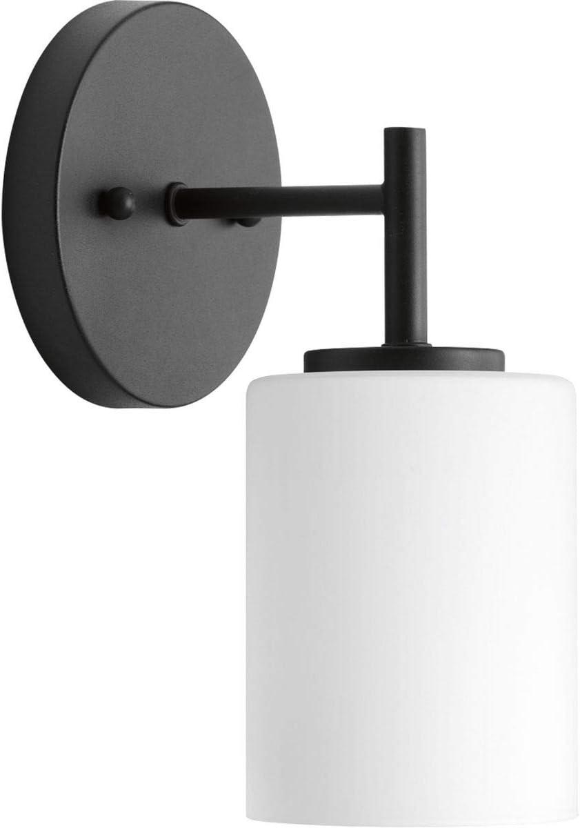 Dimmable Black Cylinder Direct Wired Vanity Light