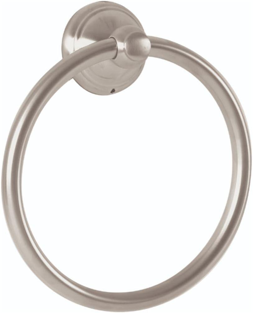 Polished Nickel Modern Wall Mounted Towel Ring