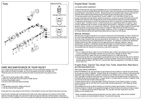 Kingston Brass KB241AX Kingston Brass Victorian Double-Handle Tub and Shower Faucet