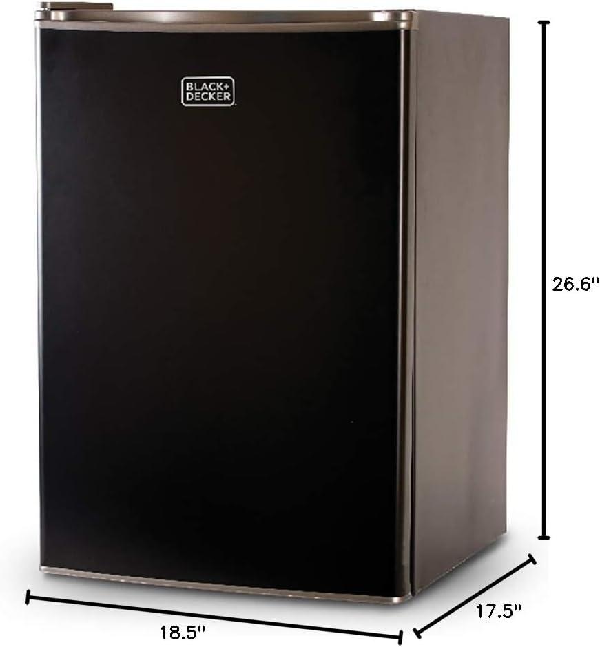 BCRK Series 2.5 cu. ft. Freestanding Mini Fridge with Freezer