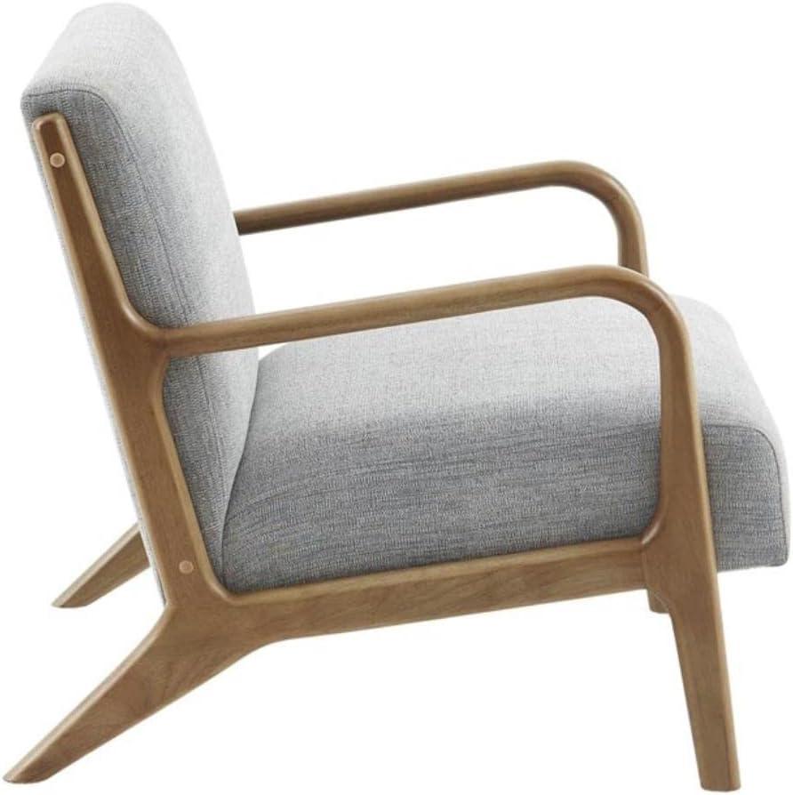 Ink+Ivy Novak Lounge Chair Teal: Upholstered Polyester, Rubberwood Frame, Spot Clean, 300lb Capacity