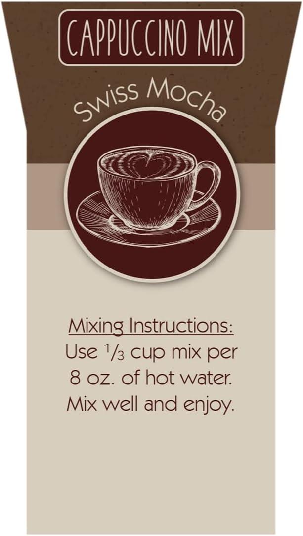 Swiss Mocha Instant Cappuccino Mix in 3 lb Tub