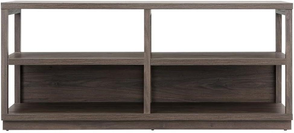 Evelyn&Zoe Thalia 33" Tall Rectangular Bookcase, Alder Brown