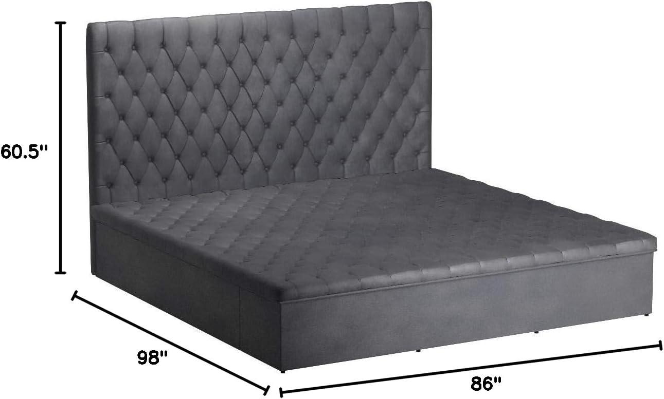 Johnnay Upholstered Platform Storage Bed