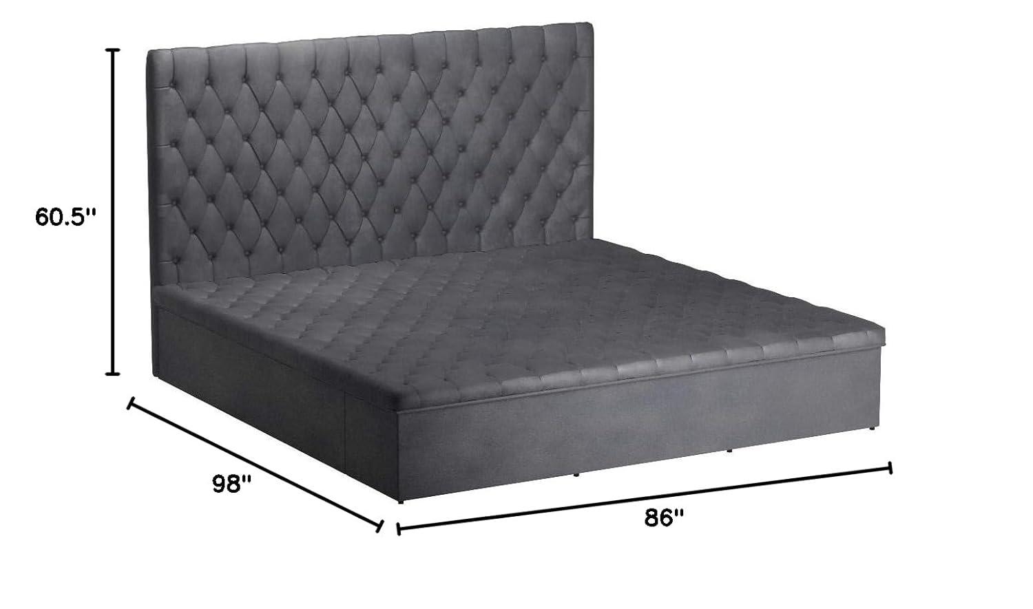 Johnnay Upholstered Platform Storage Bed