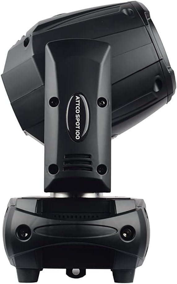 Lumina Pro 75W Black LED Moving Head Spotlight with 3-Facet Prism