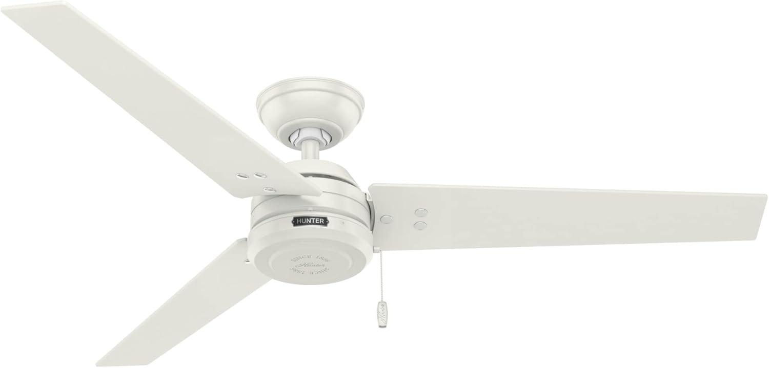 52" Cassius 3 - Blade Outdoor Standard Ceiling Fan with Pull Chain