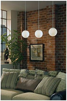 Leo Satin Aluminum Globe Pendant Light with White Diffuser