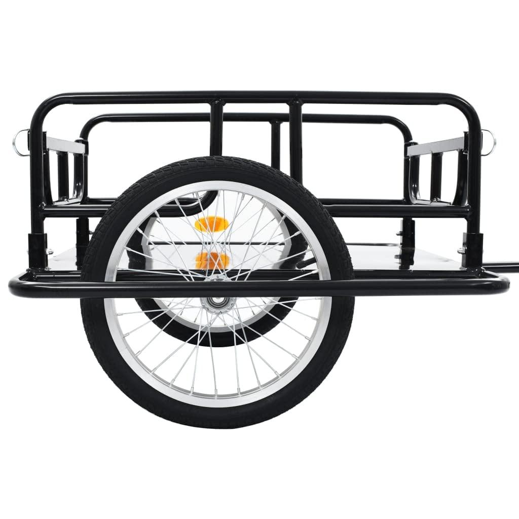 VidaXL Bike Trailer 51.2"x28.7"x19.1" Steel Black