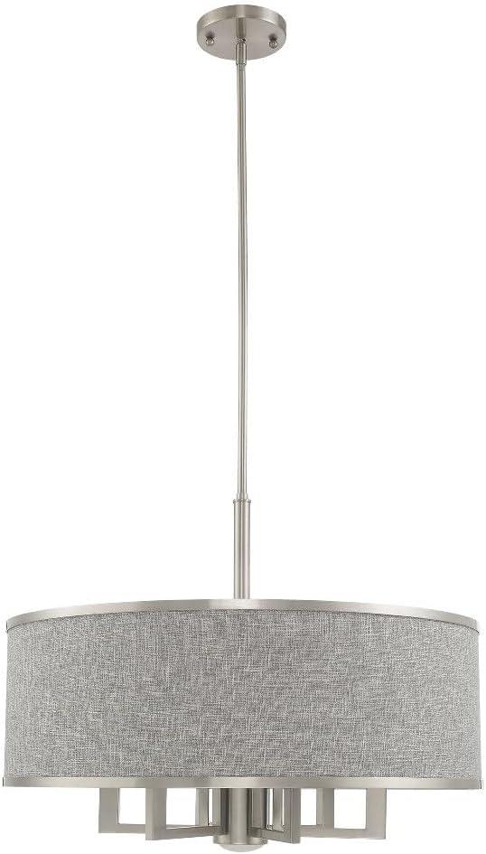 Livex Lighting Park Ridge 6 - Light Chandelier in  Brushed Nickel