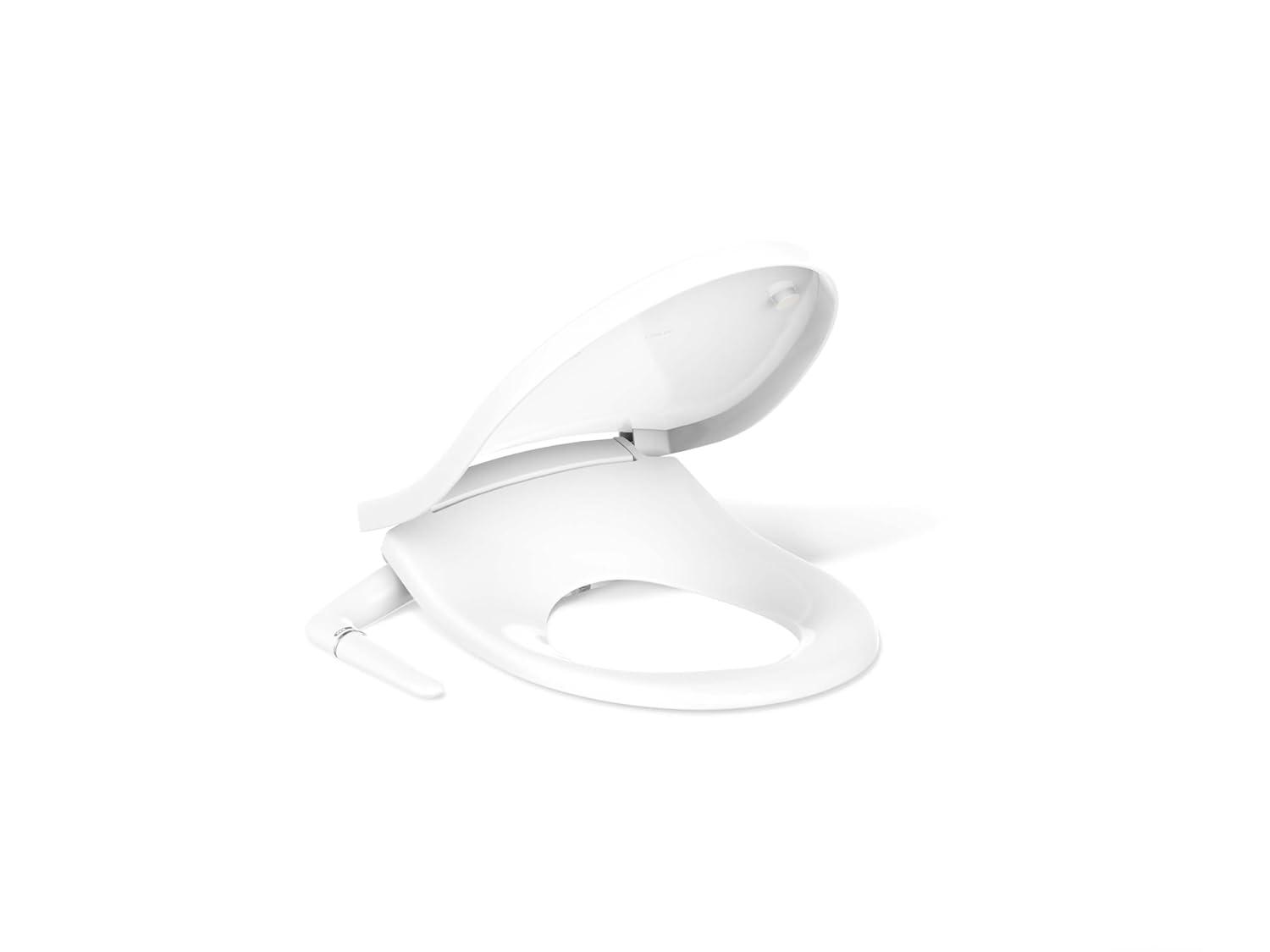 PureWash M250 Round Bidet Toliet Seat, Manual Non-Electric Bidets for Existing Toilets