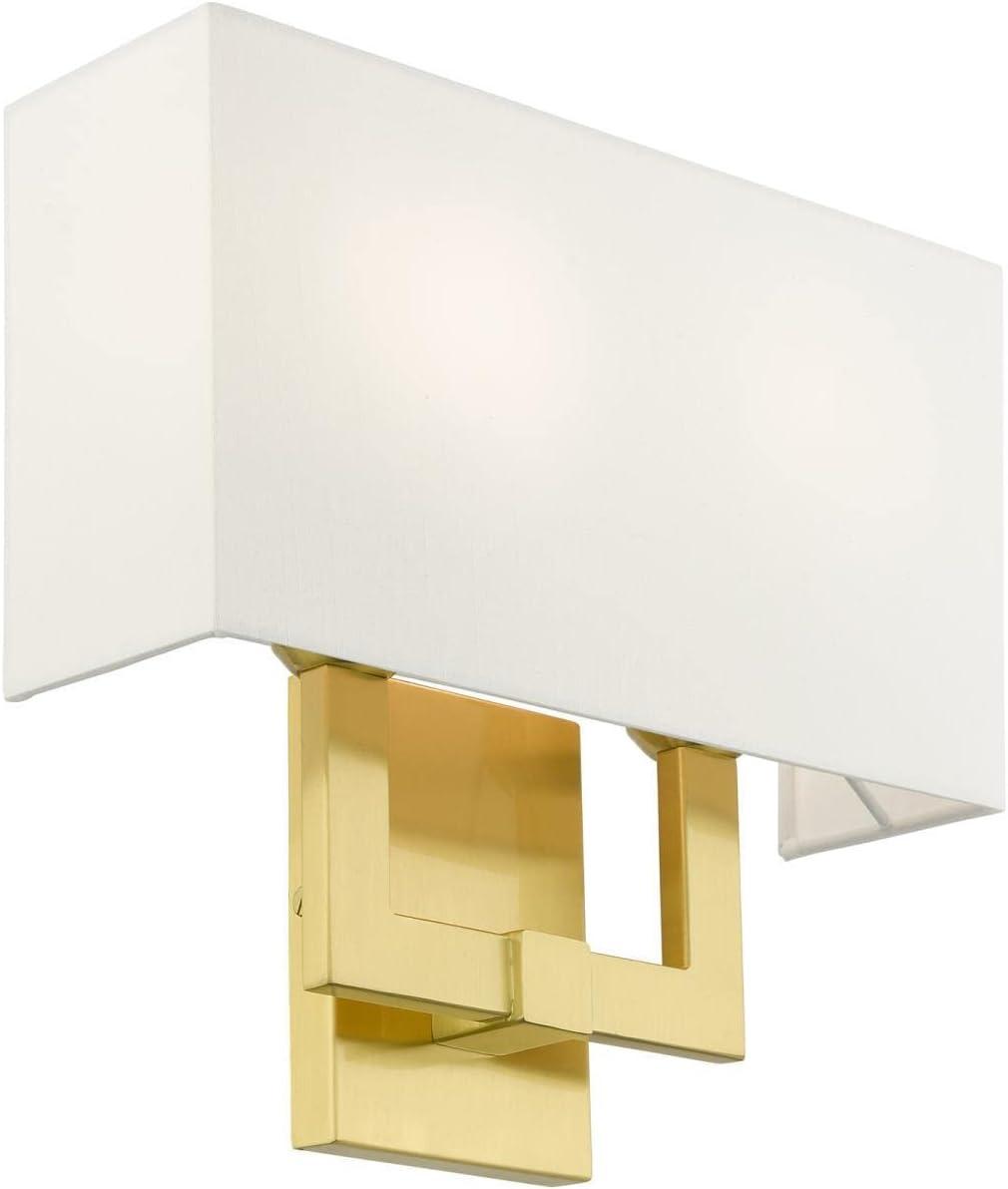 Livex Lighting Meridian 2 - Light Wall Light in  Satin Brass