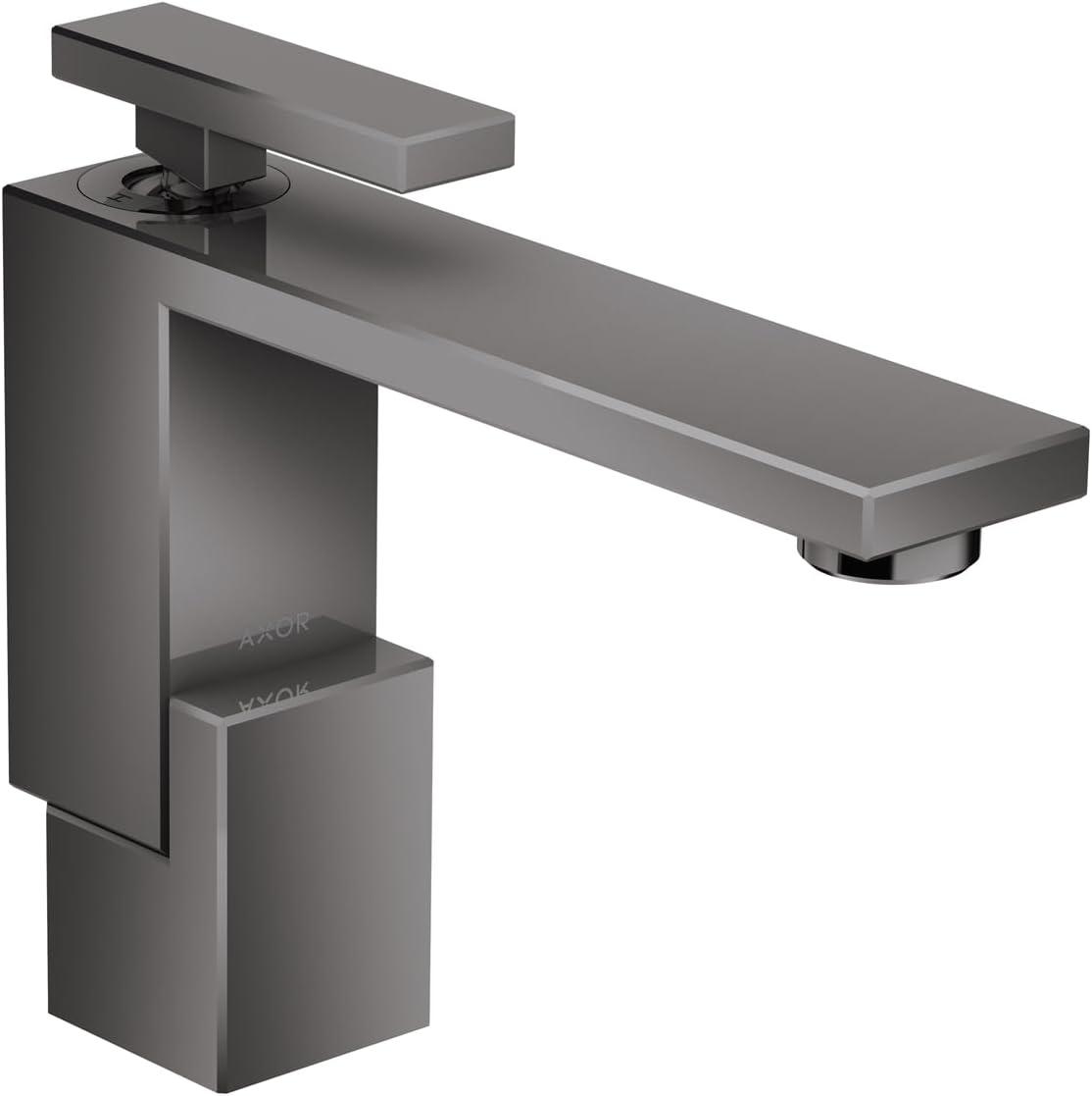 Edge Single Hole Faucet Single-handle Bathroom Faucet with Drain Assembly