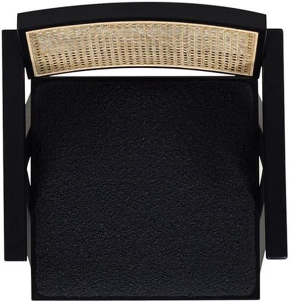 Jennifer Taylor Home Milan 29.5" Modern Resin Webbing Back Bar Stool with Arms