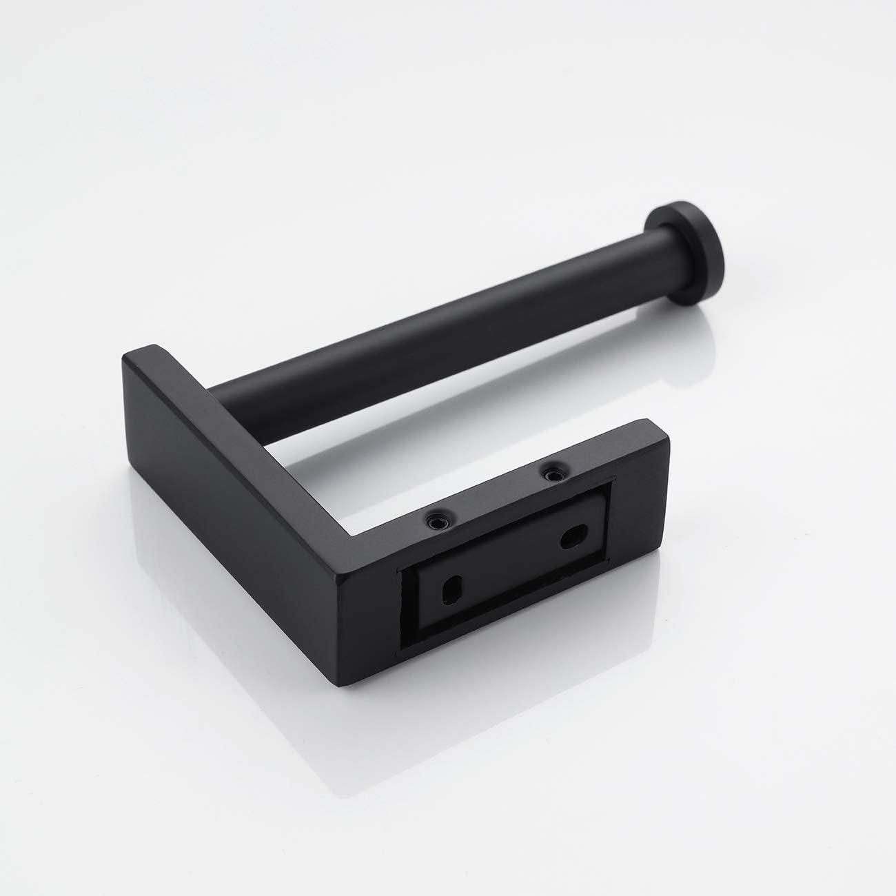 Matte Black Stainless Steel Bathroom Hardware Set