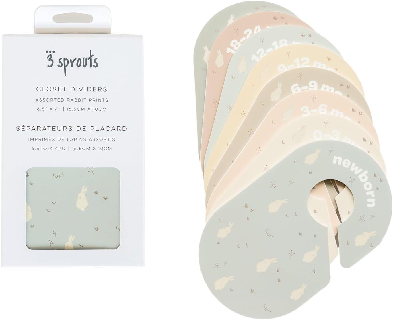 3 Sprouts 3 Sprouts Baby Closet Dividers (Newborn To 24 Months) – Pack Of 8