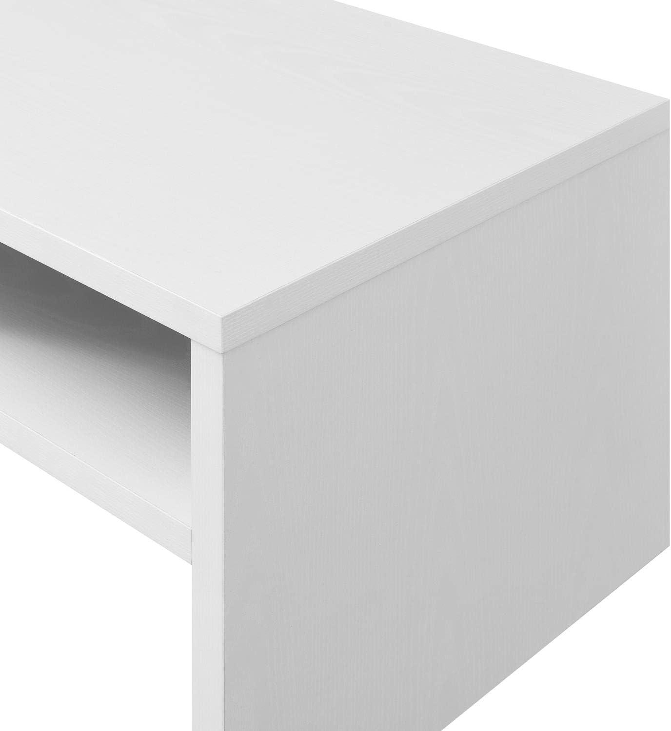 Convenience Concepts Northfield Admiral Deluxe Coffee Table with Shelves, Multiple Finishes