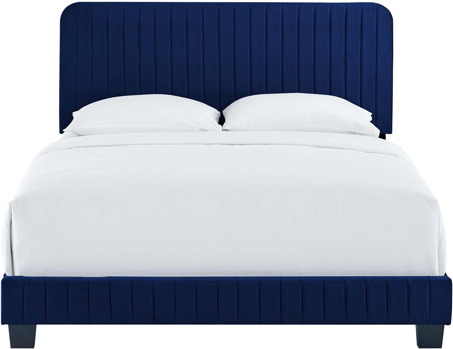 Modway Celine Channel Tufted Performance Velvet Full Bed