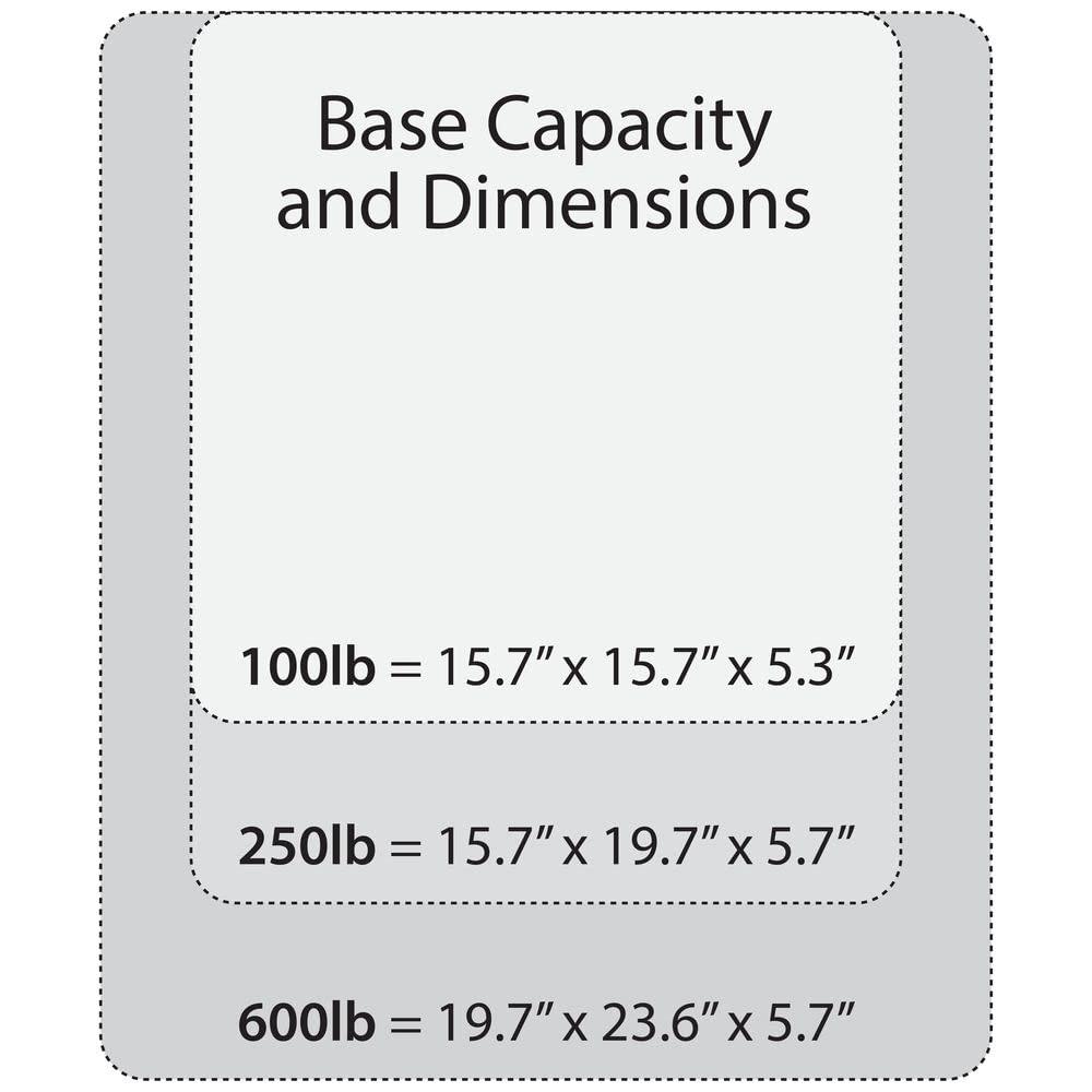 Stainless Steel Digital Bench Scale with LCD Display, 600lb Capacity